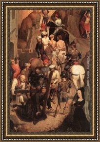 Han-wu Framed Paintings - Scenes from the Passion of Christ [detail 3] by Hans Memling